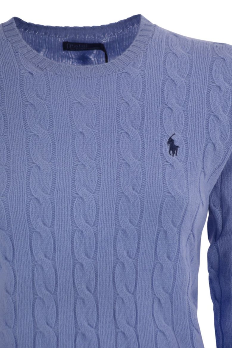 plaited wool and cashmere crew-neck by Selfnex