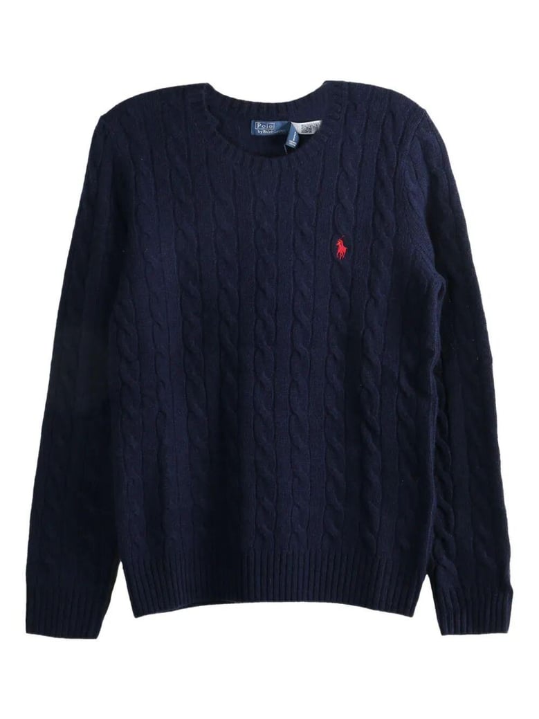plaited wool and cashmere crew-neck by Selfnex