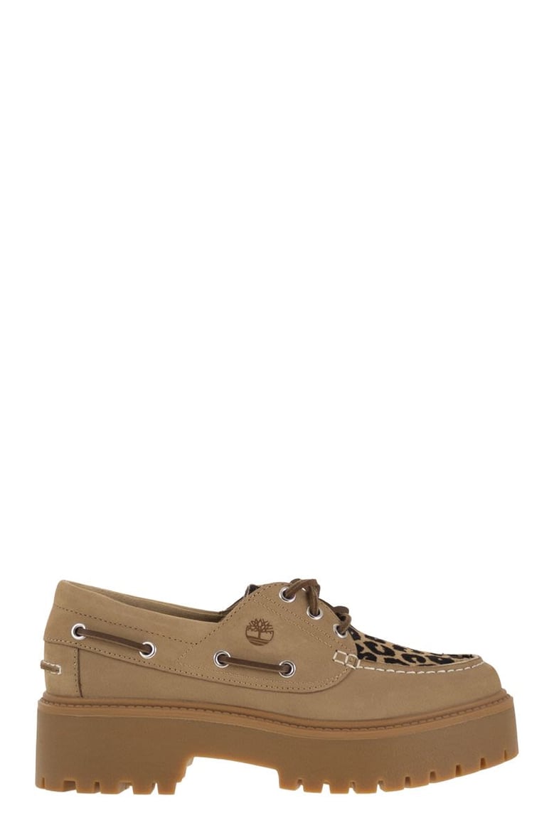 stone street - boat shoe with platform by Selfnex