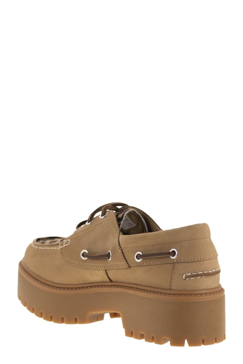 stone street - boat shoe with platform by Selfnex