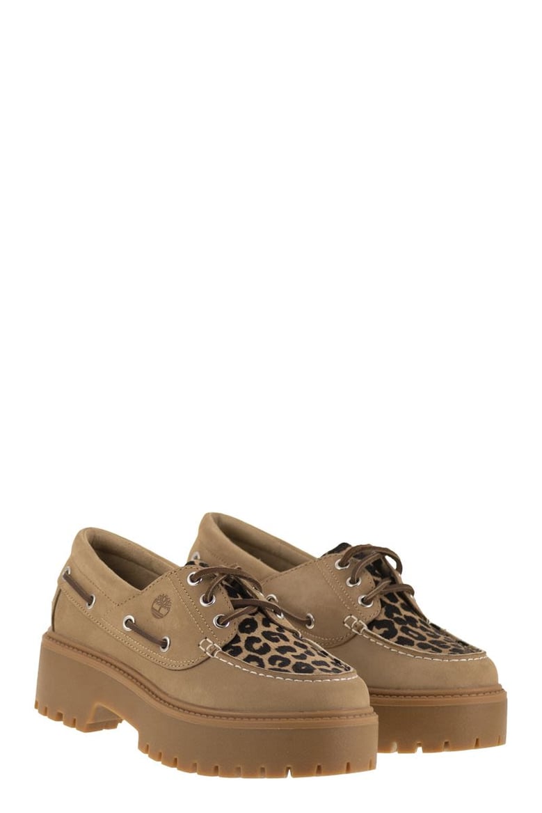 stone street - boat shoe with platform by Selfnex