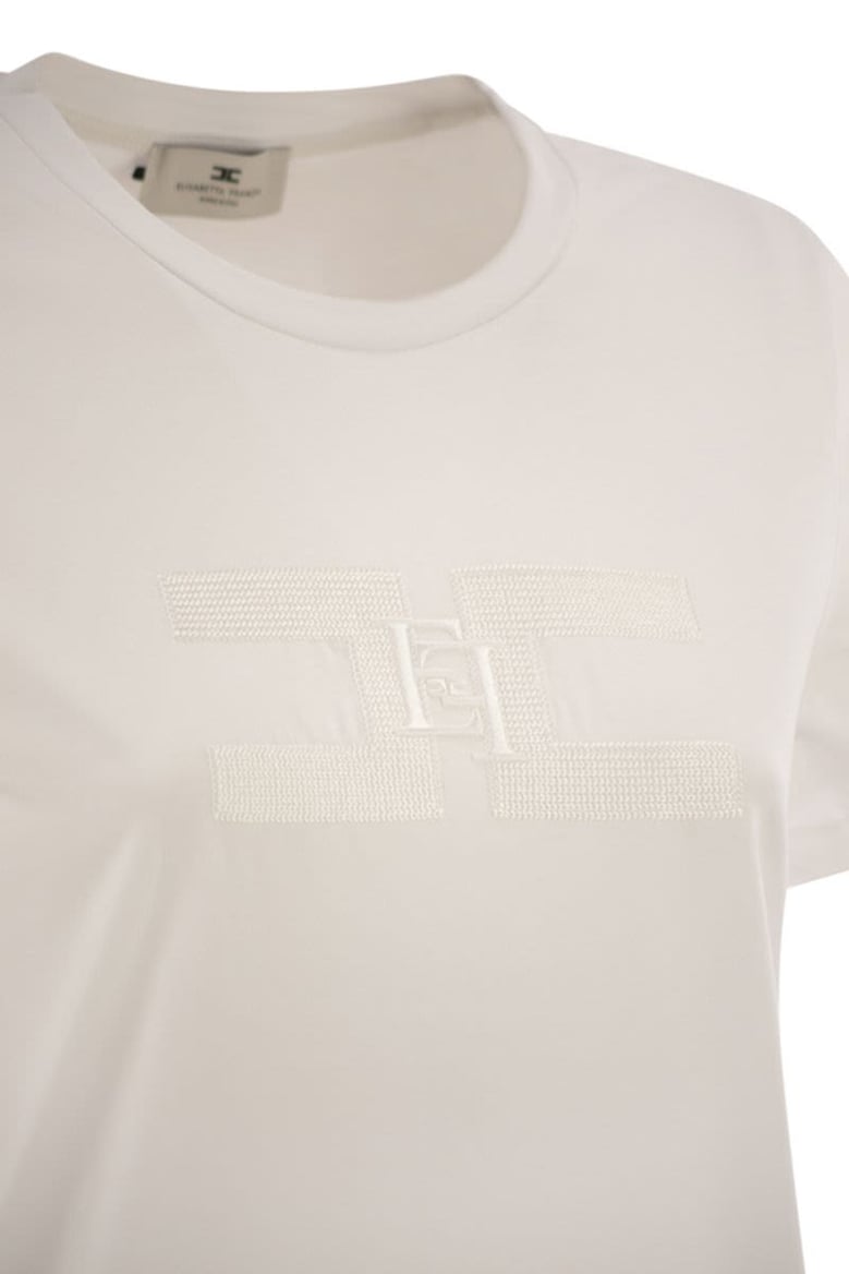 cotton jersey t-shirt by Selfnex