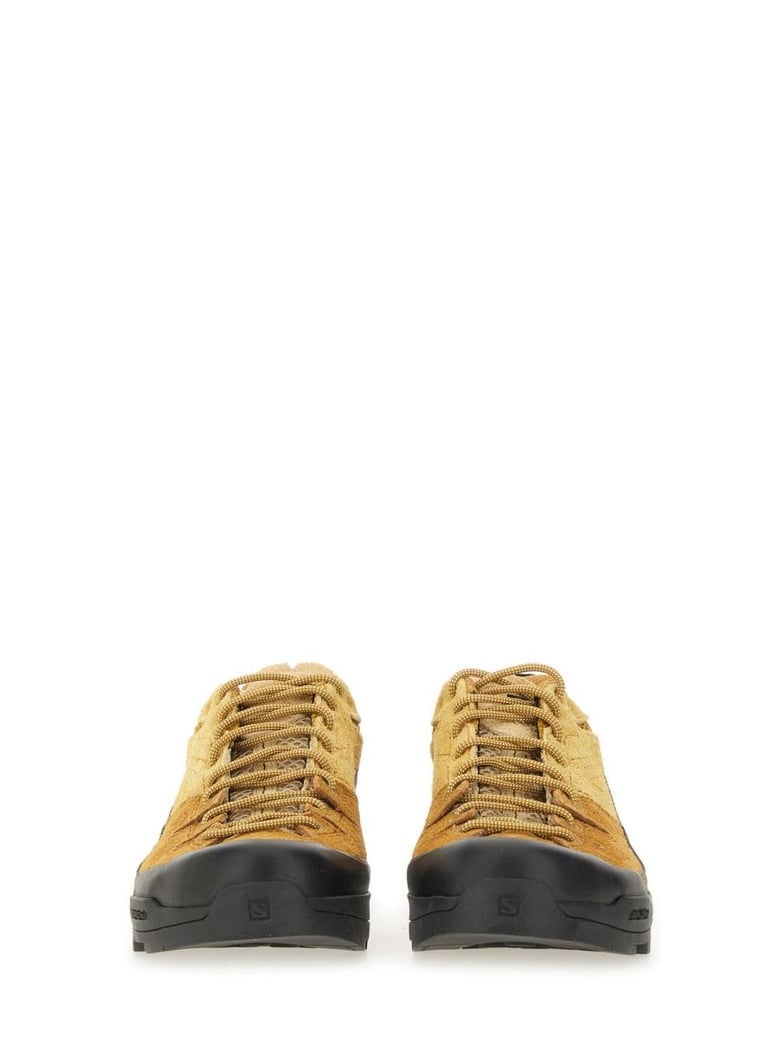 beige sneaker with textile by Selfnex