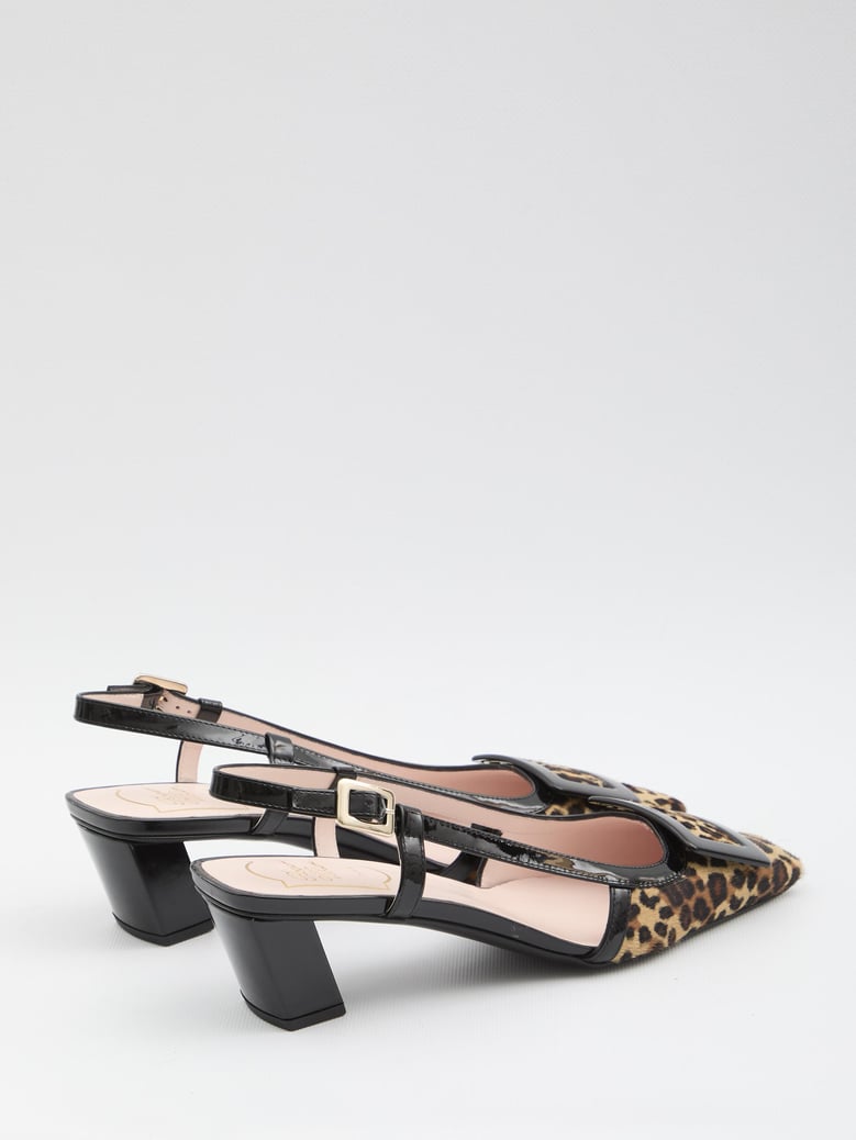 belle vivier slingback pumps by Selfnex