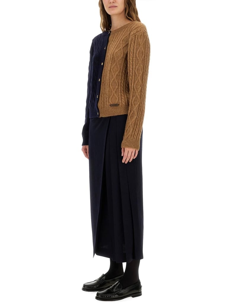 midi skirt with toggle by Selfnex