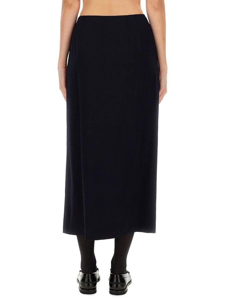 midi skirt with toggle by Selfnex