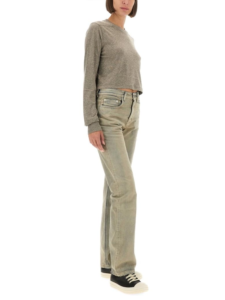 grey cotton blend t-shirt by Selfnex