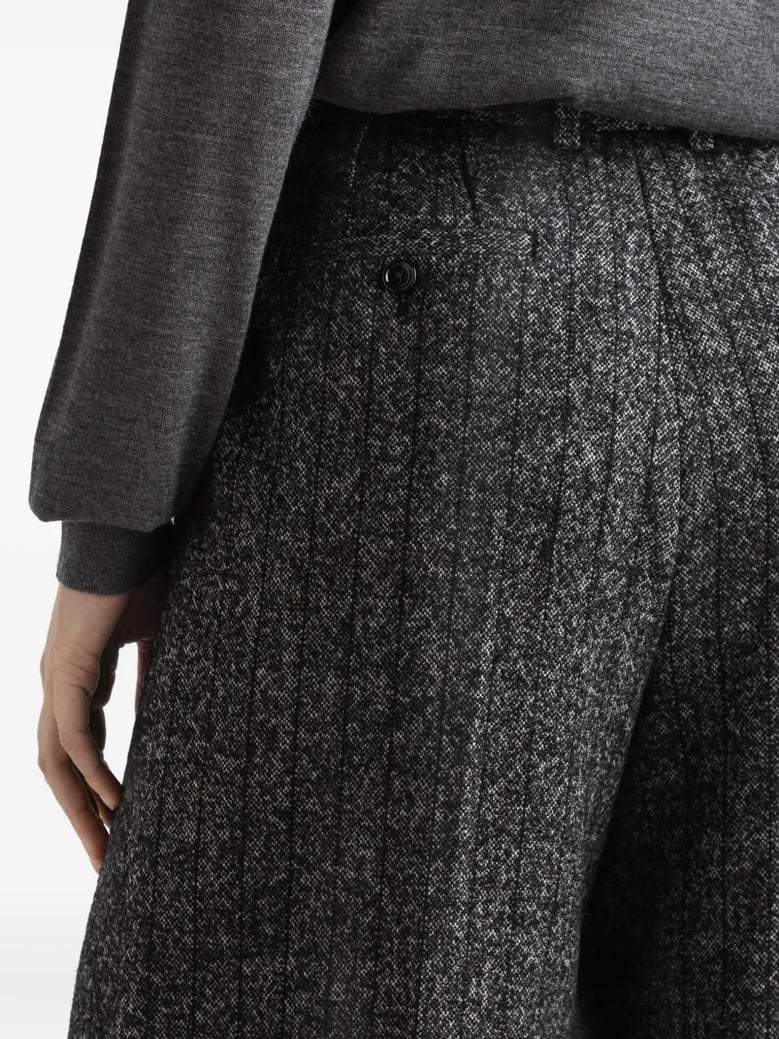 multicolour virgin wool trousers by Selfnex
