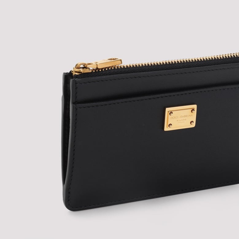 black leather wallet by Selfnex