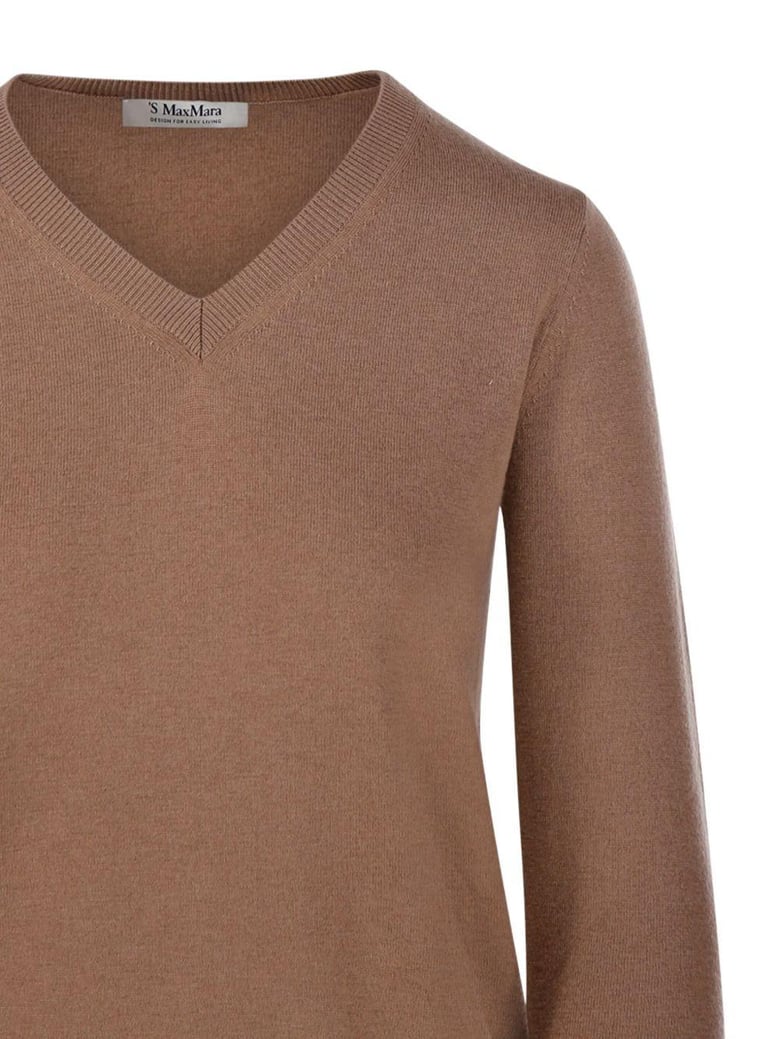 sueter idoneo camel cuello pico by Selfnex