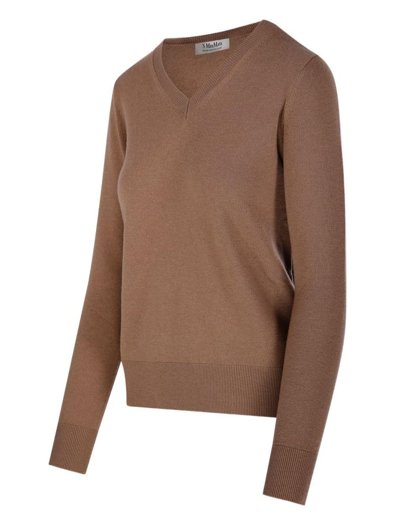 sueter idoneo camel cuello pico by Selfnex