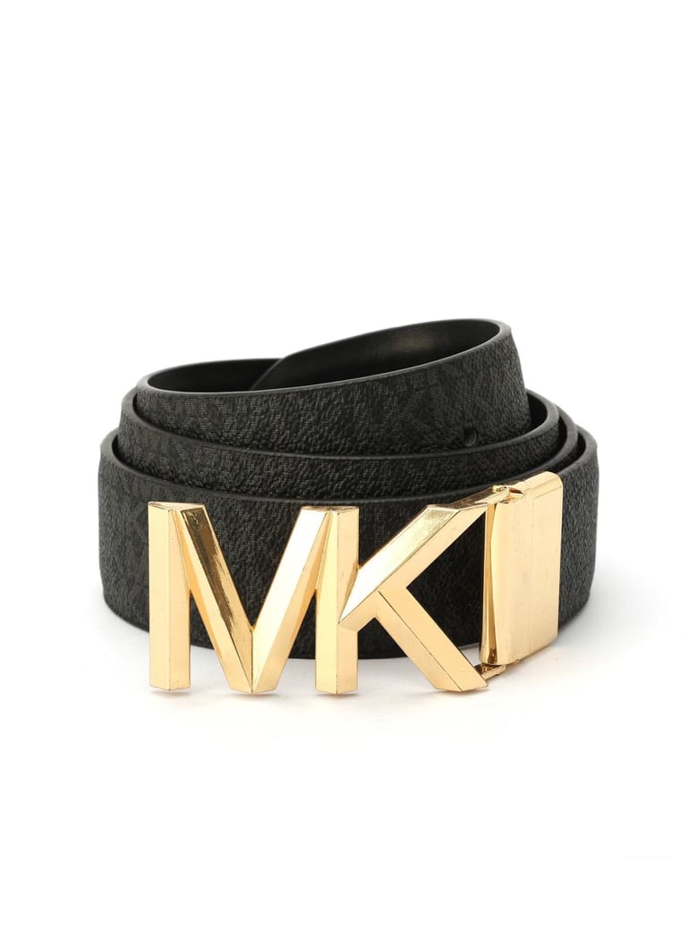 mk buckle reversible monogram belt by Selfnex
