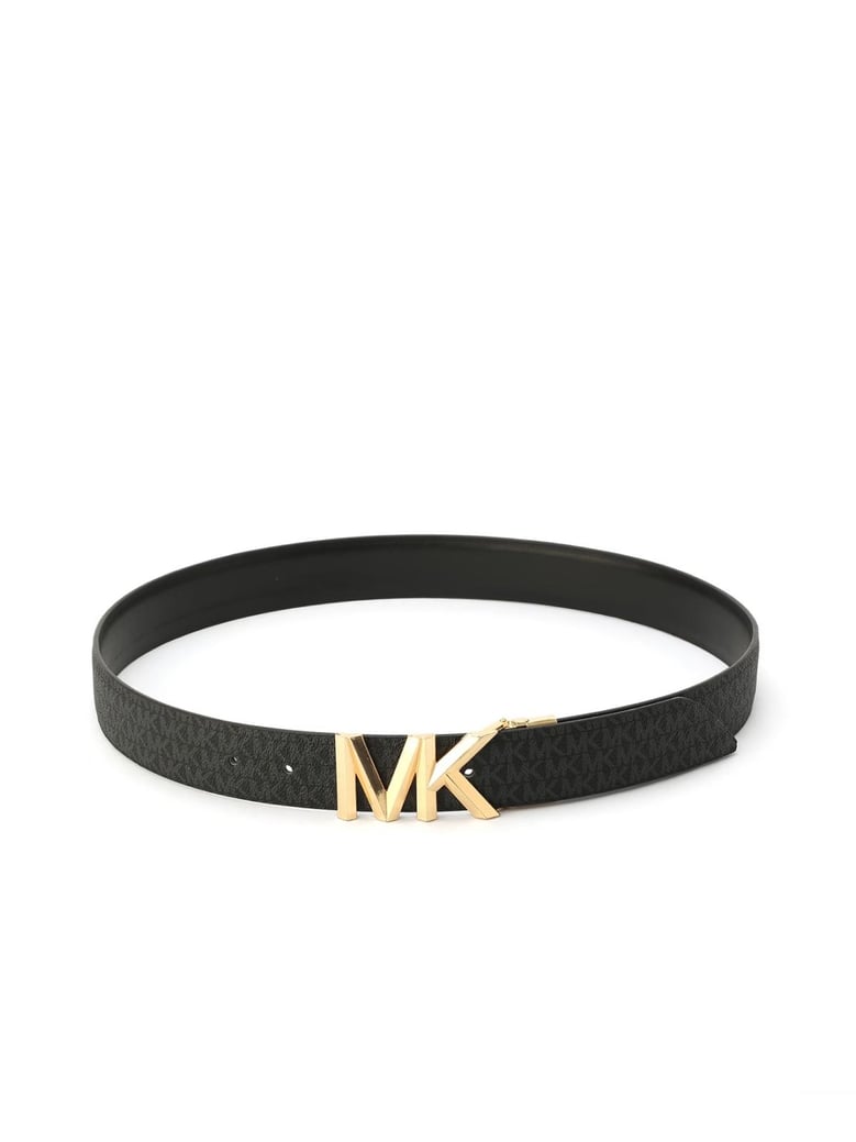 mk buckle reversible monogram belt by Selfnex