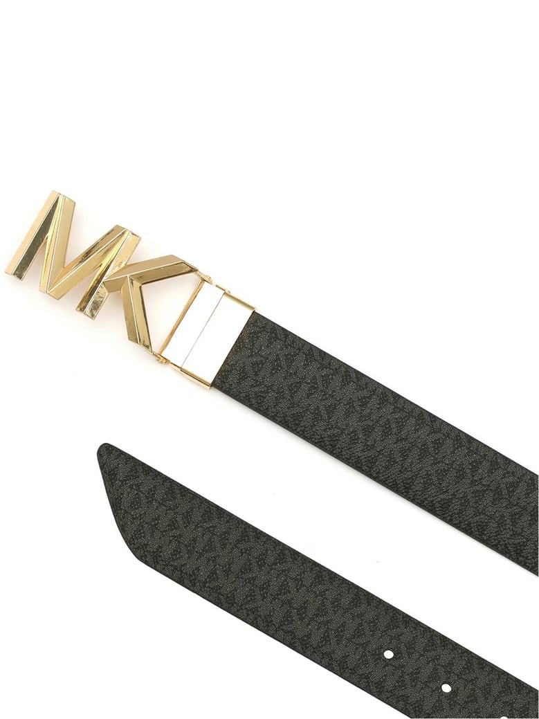 mk buckle reversible monogram belt by Selfnex
