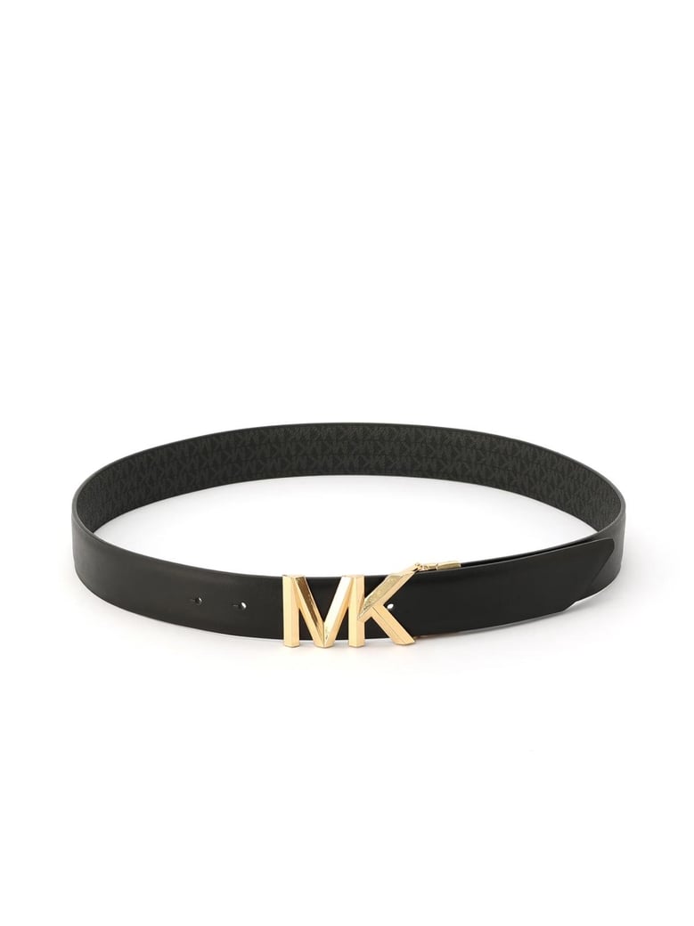mk buckle reversible monogram belt by Selfnex