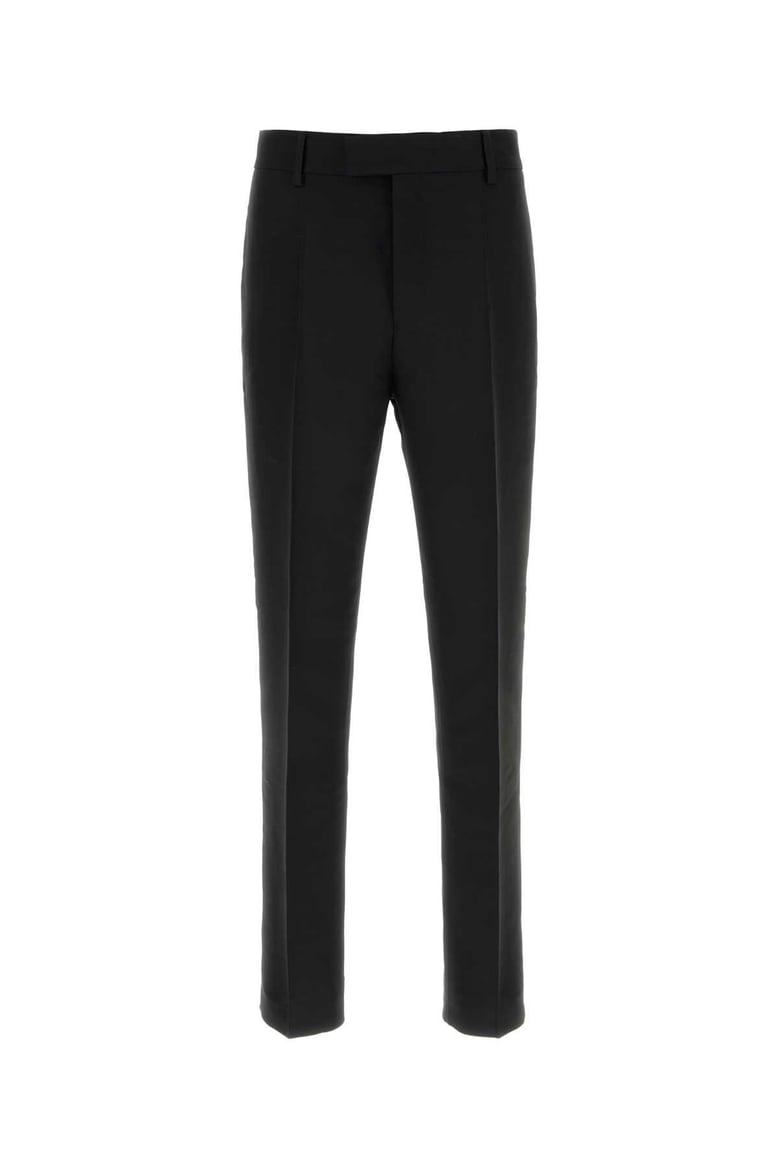 black viscose blend pant by Selfnex