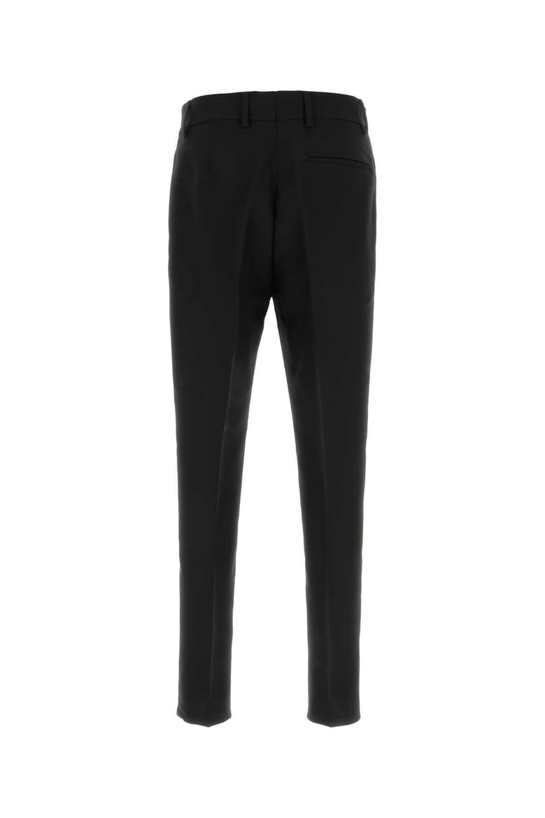 black viscose blend pant by Selfnex