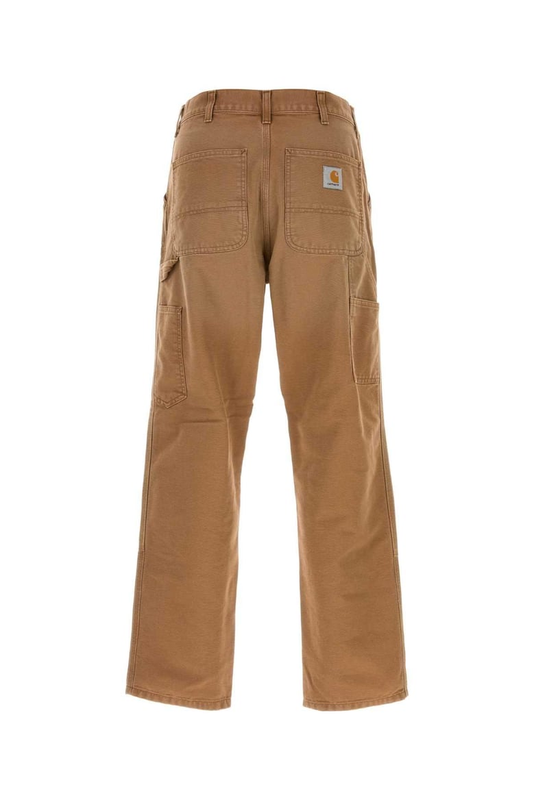 camel cotton double knee pant by Selfnex