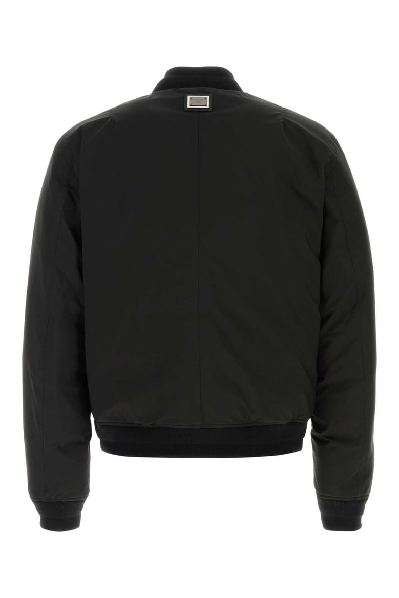 black polyester down jacket by Selfnex