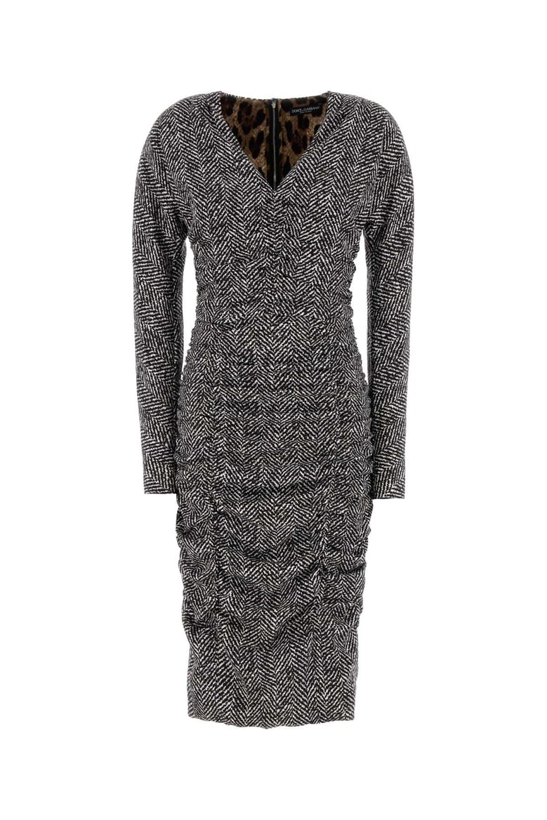printed cady dress by Selfnex