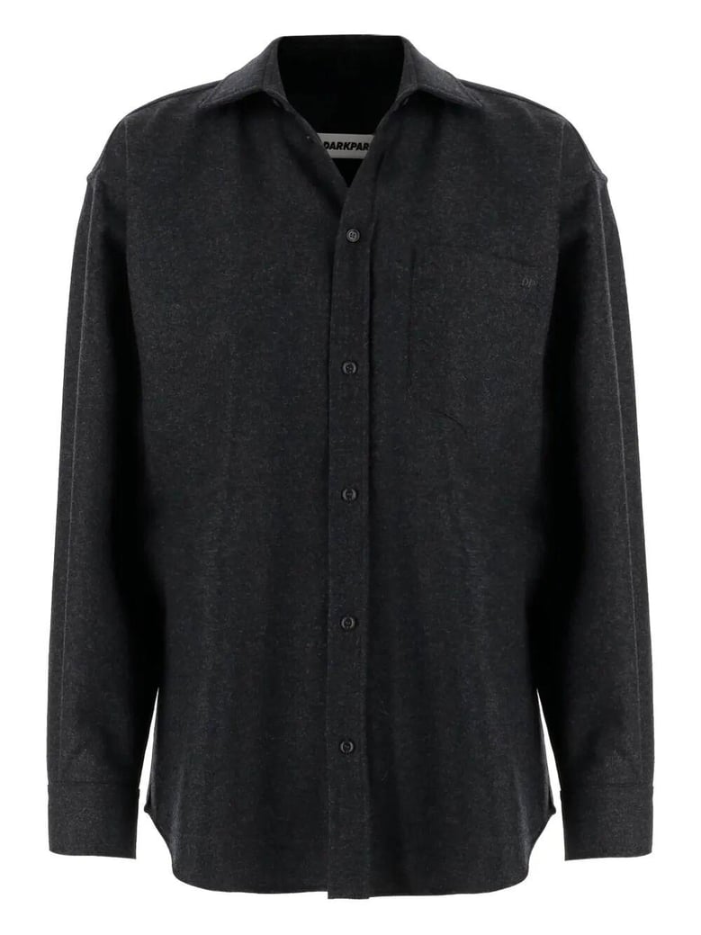 anne wool tailored shirt by Selfnex