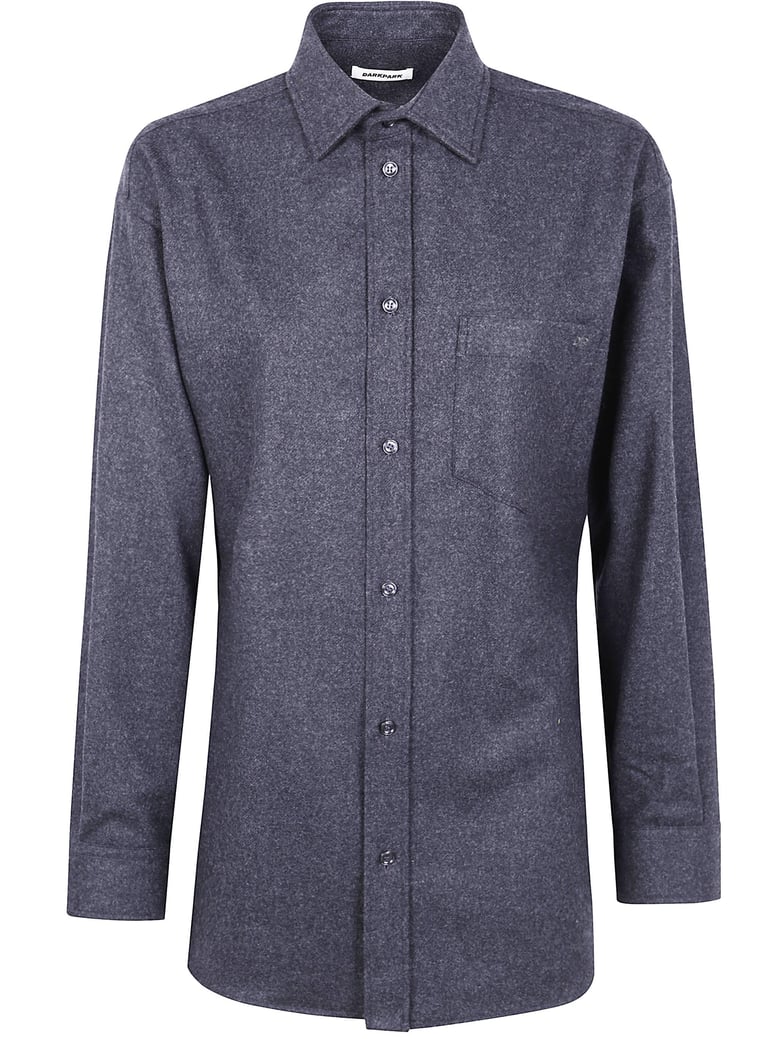 anne wool tailored shirt by Selfnex