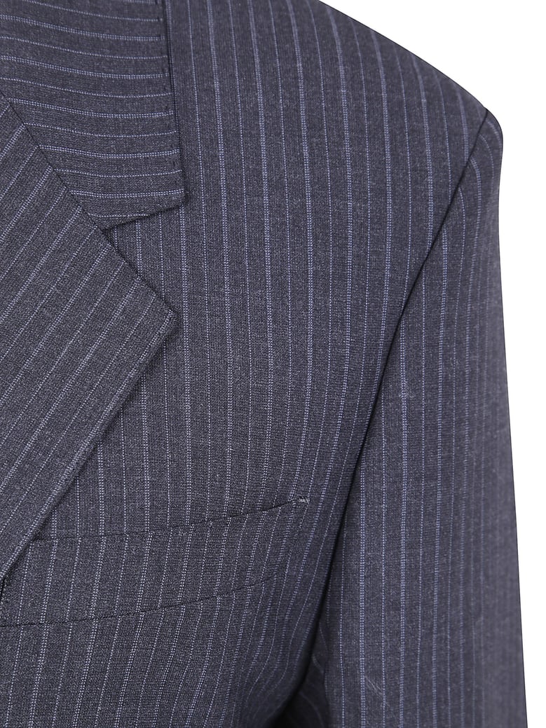hourglass pinstripe blazer by Selfnex