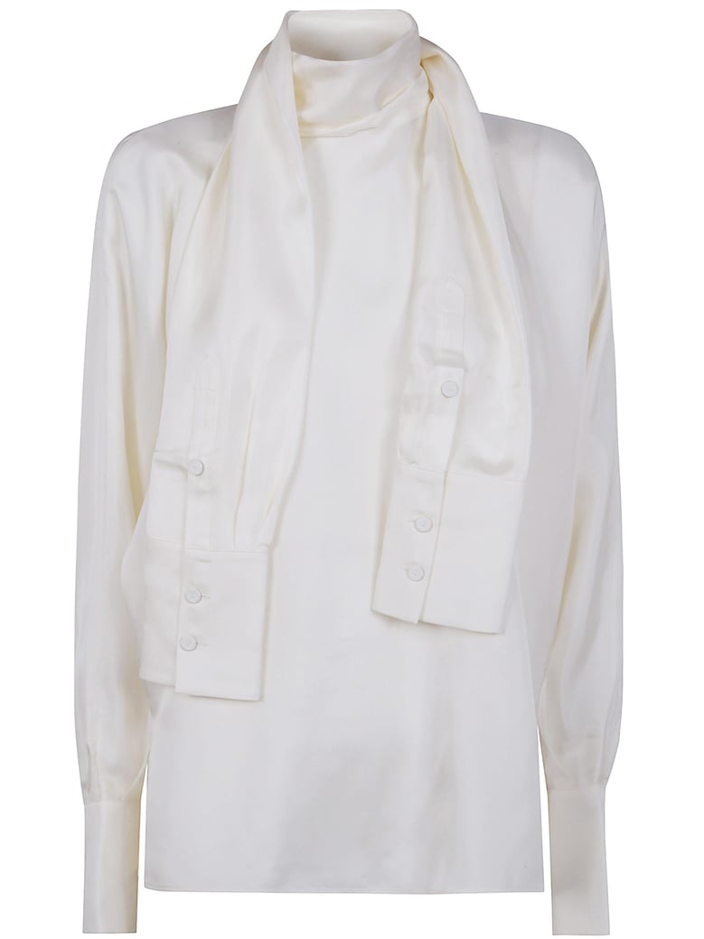 foulard silk top by Selfnex