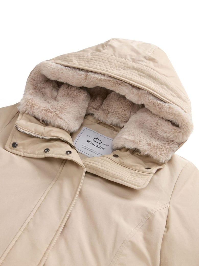 boulder faux fur parka by Selfnex