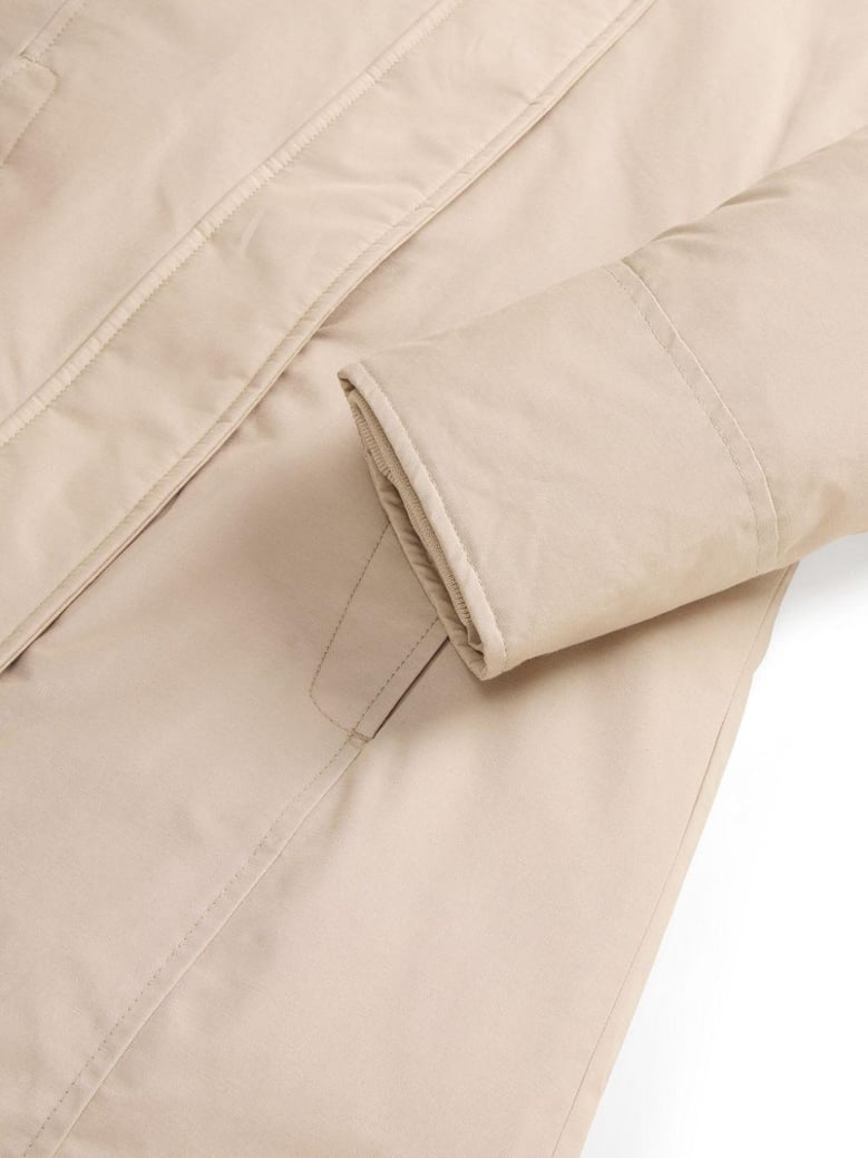 boulder faux fur parka by Selfnex