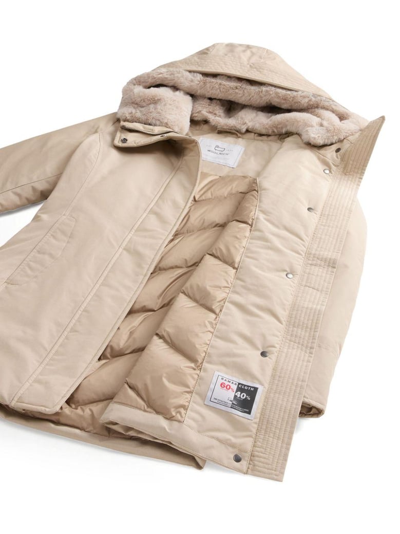 boulder faux fur parka by Selfnex