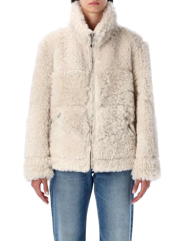 reversible faux fur jacket by Selfnex