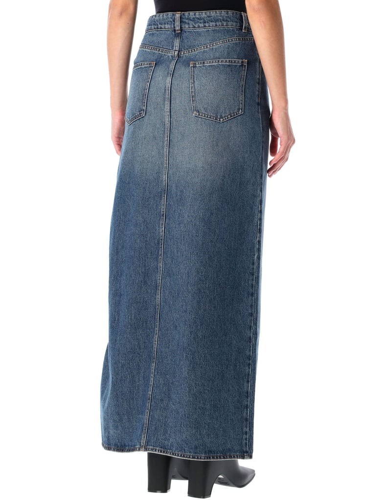 coperni garter belt denim skirt by Selfnex