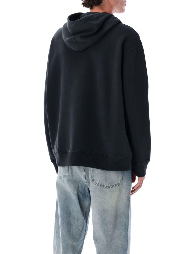 mm6 cotton hoodie with tonal numeric logo by Selfnex