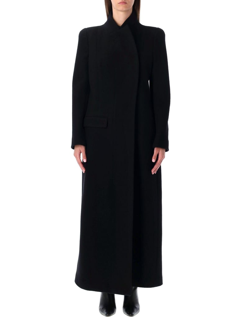 tom ford long wool coat blac by Selfnex