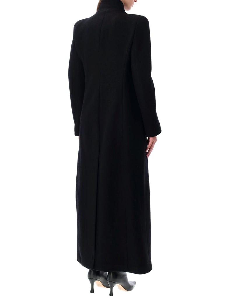 tom ford long wool coat blac by Selfnex