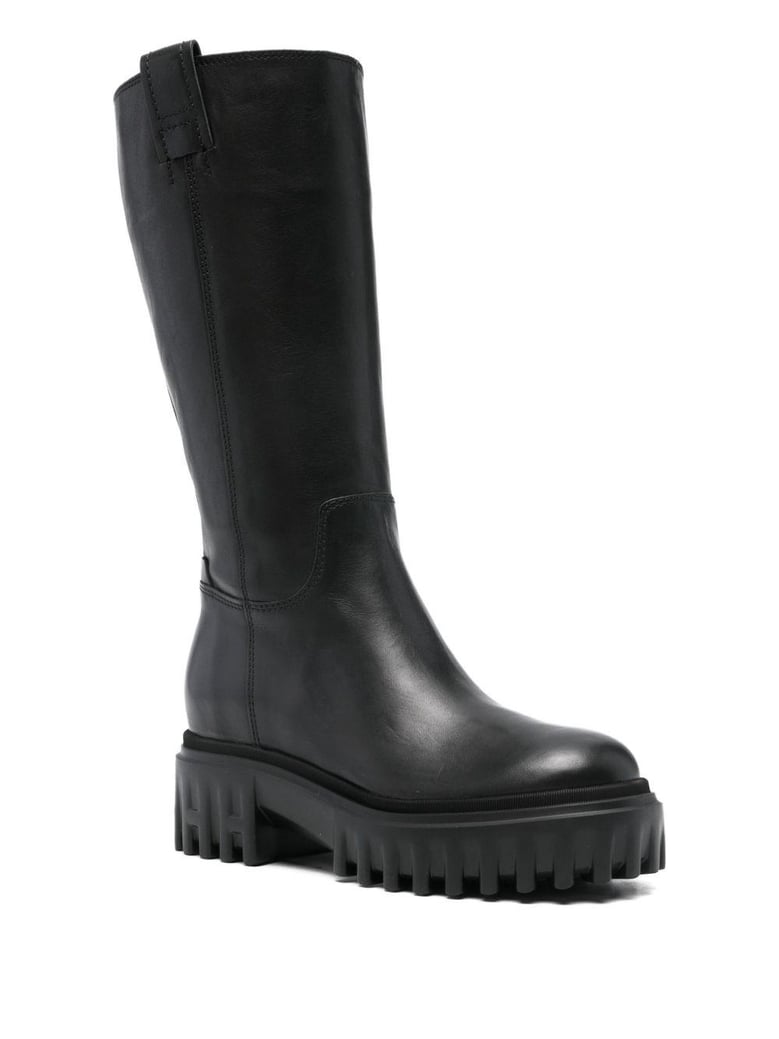 hogan h700 leather boots by Selfnex