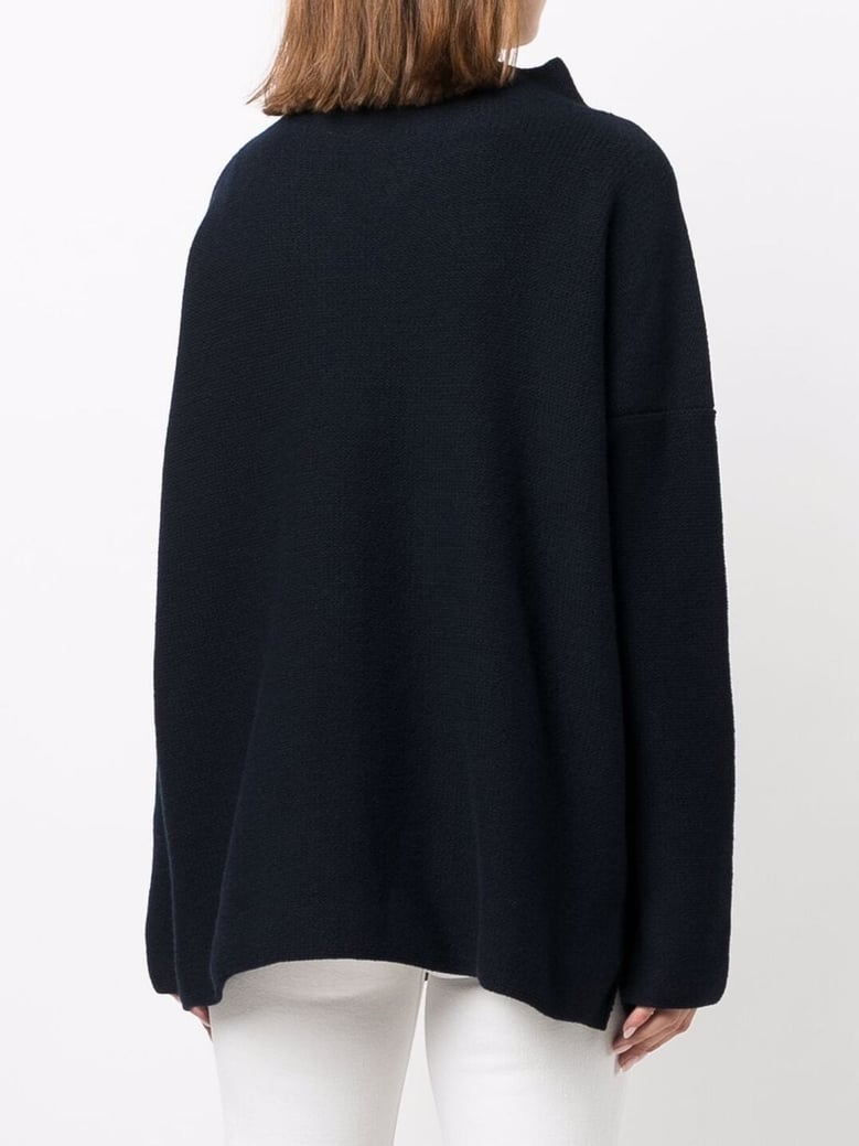 wool turtle-neck sweater by Selfnex
