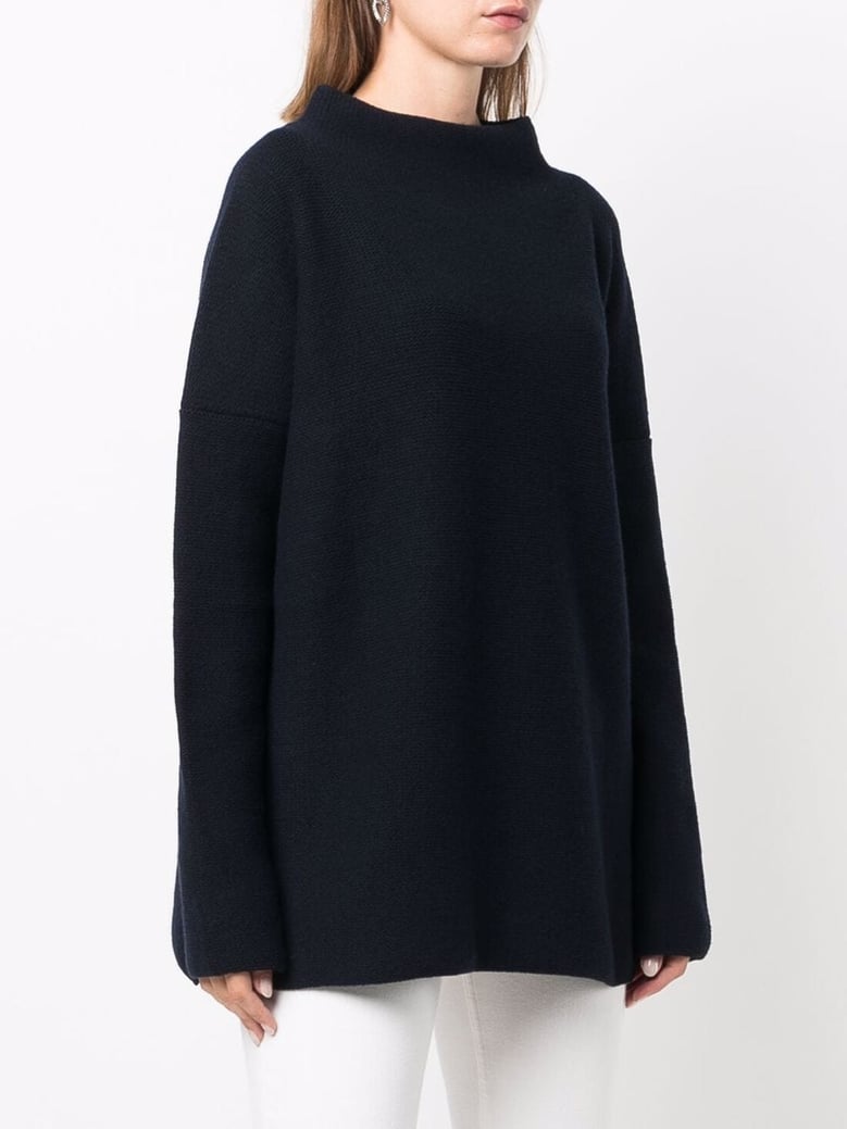 wool turtle-neck sweater by Selfnex