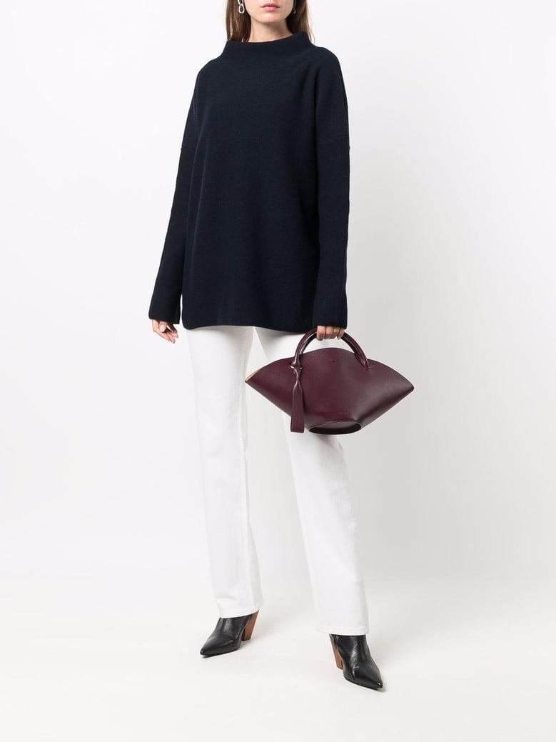 wool turtle-neck sweater by Selfnex