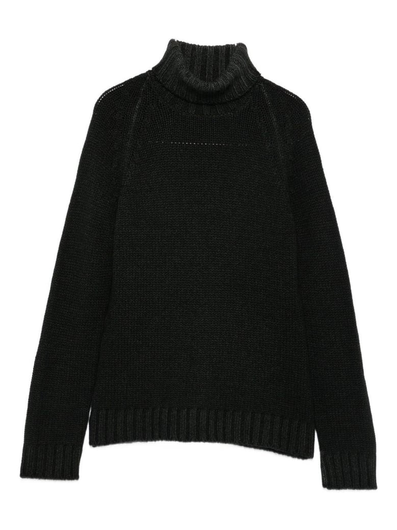 wool turtle-neck jumper by Selfnex