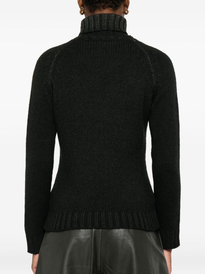 wool turtle-neck jumper by Selfnex