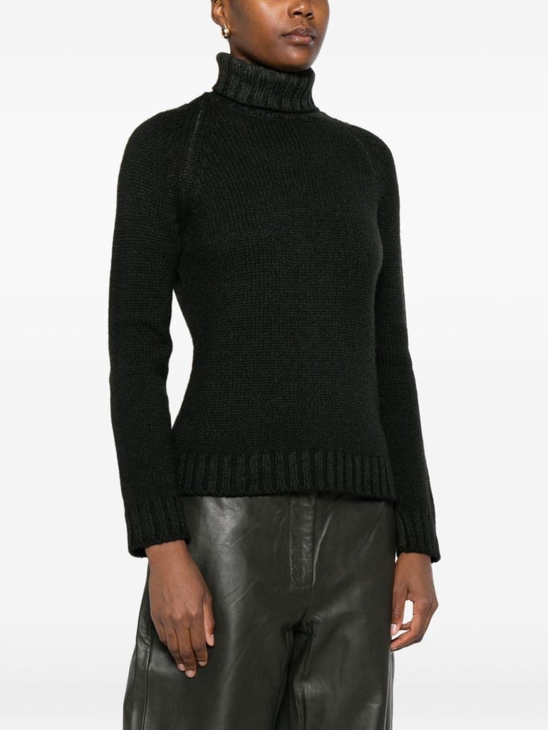 wool turtle-neck jumper by Selfnex