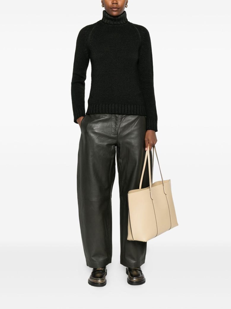 wool turtle-neck jumper by Selfnex