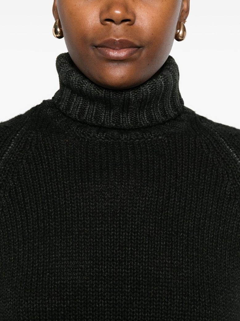 wool turtle-neck jumper by Selfnex