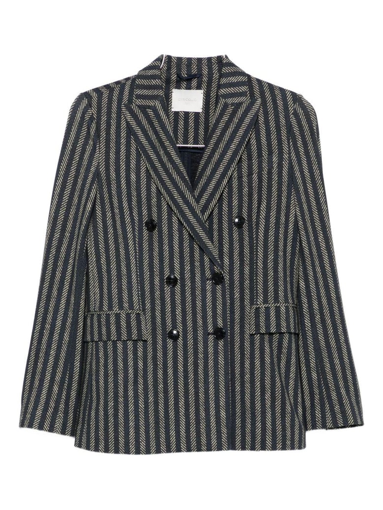 cotton double-breasted jacket by Selfnex