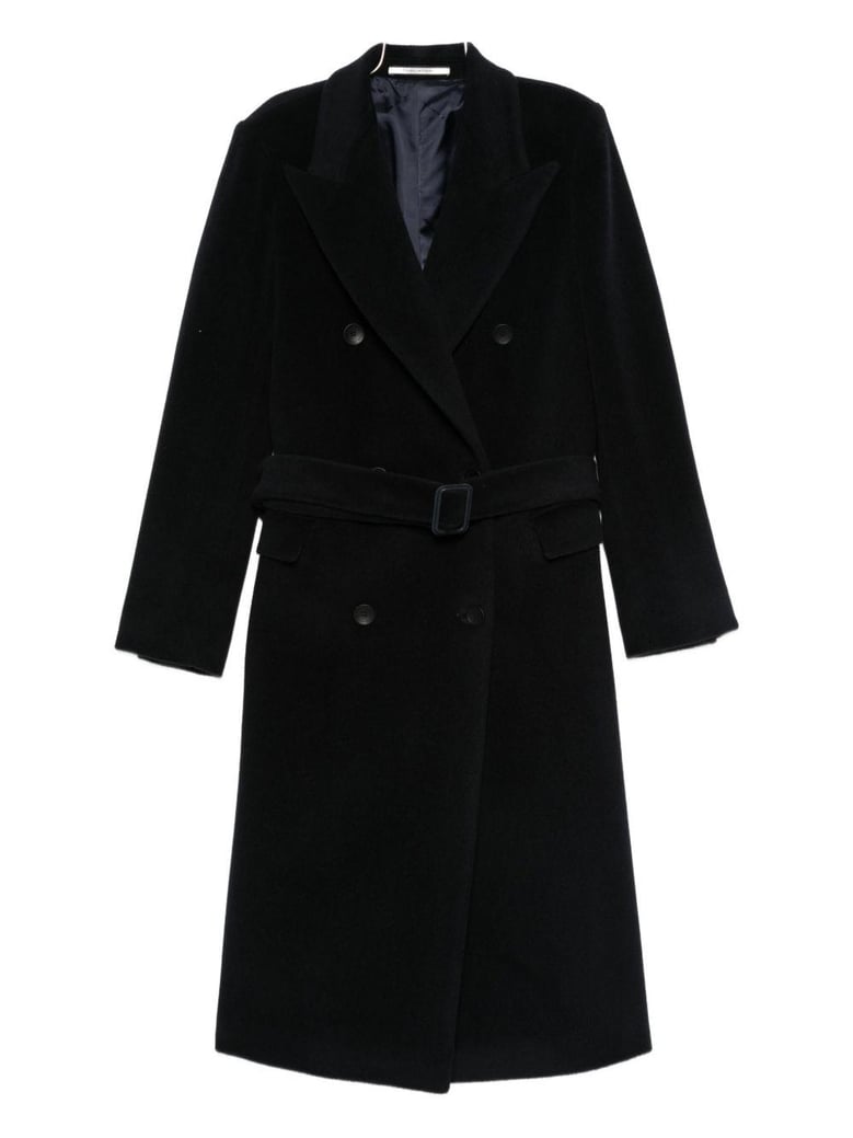 wool double-bteasted coat by Selfnex