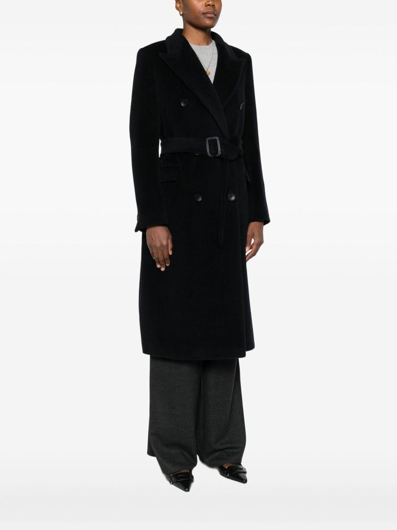 wool double-bteasted coat by Selfnex