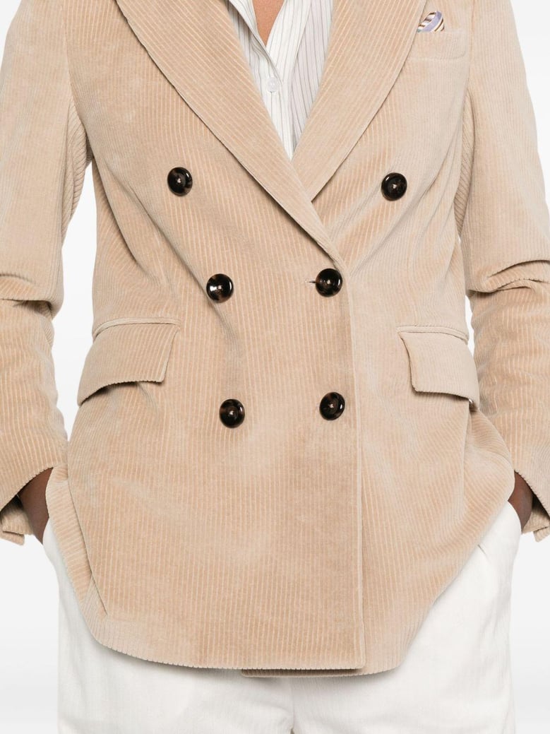 cotton double-breasted jacket by Selfnex