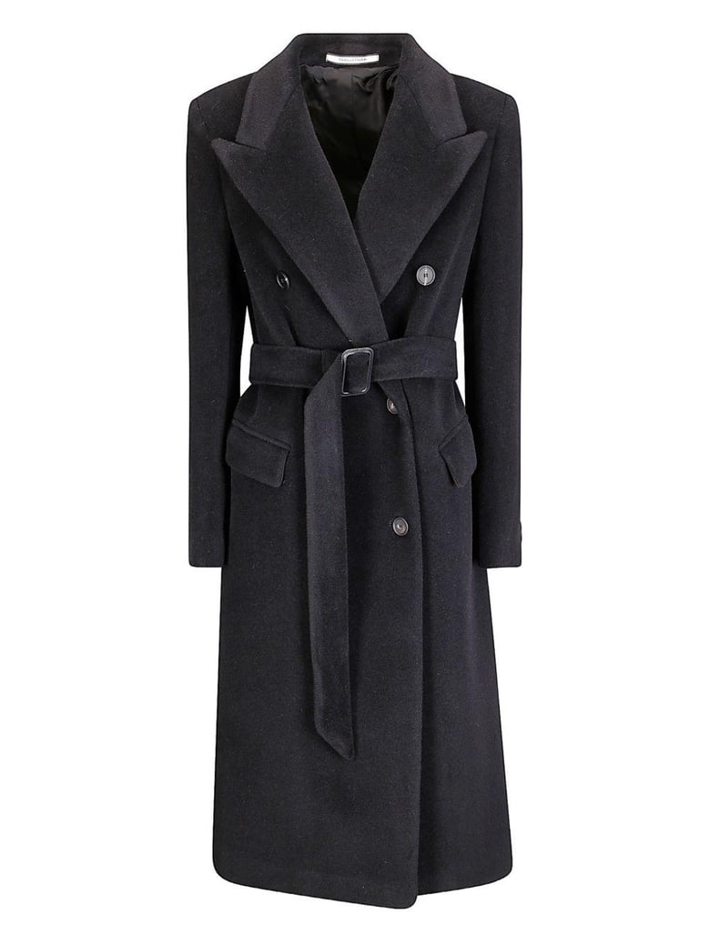 wool double-breasted coat by Selfnex